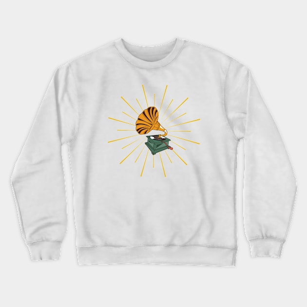 Gramophone Crewneck Sweatshirt by After Daylight Project